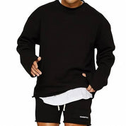 Sweter z okrągłym dekoltem dla mężczyzn | Długi rękaw 4