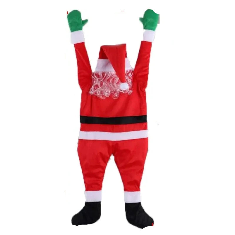 Świąteczna elegancja | Wisząca dekoracja z Mikołajem do wnętrz świątecznych 0