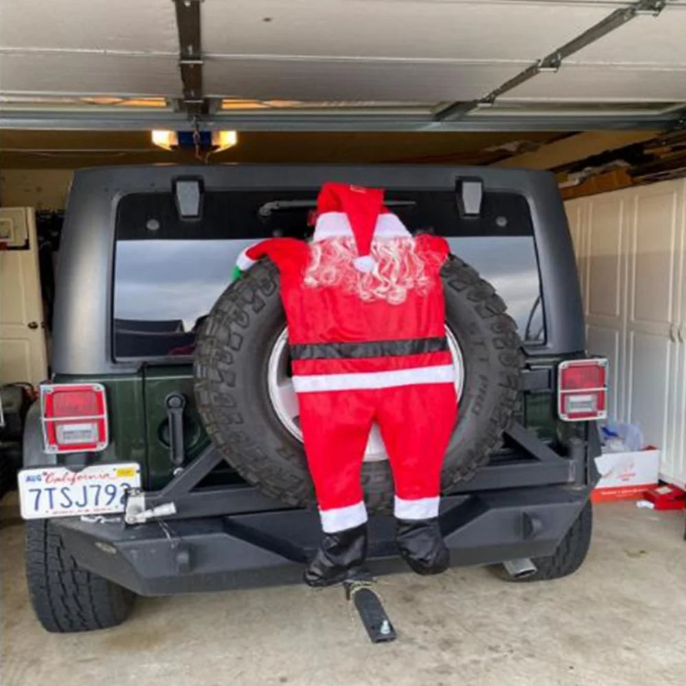 Świąteczna elegancja | Wisząca dekoracja z Mikołajem do wnętrz świątecznych 5