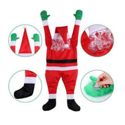 Świąteczna elegancja | Wisząca dekoracja z Mikołajem do wnętrz świątecznych 6