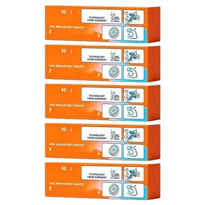 Tabletten zur Rohrreinigung | Löst Verstopfunge | Einfach Einwerfen | PipePur 7