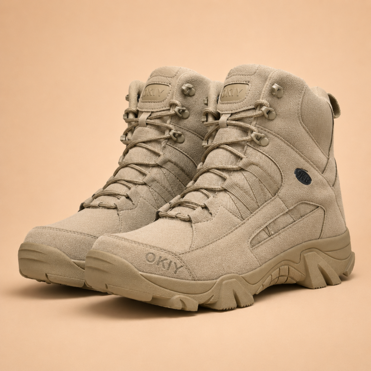 Leon | Męskie taktyczne buty outdoorowe z wysoką cholewką