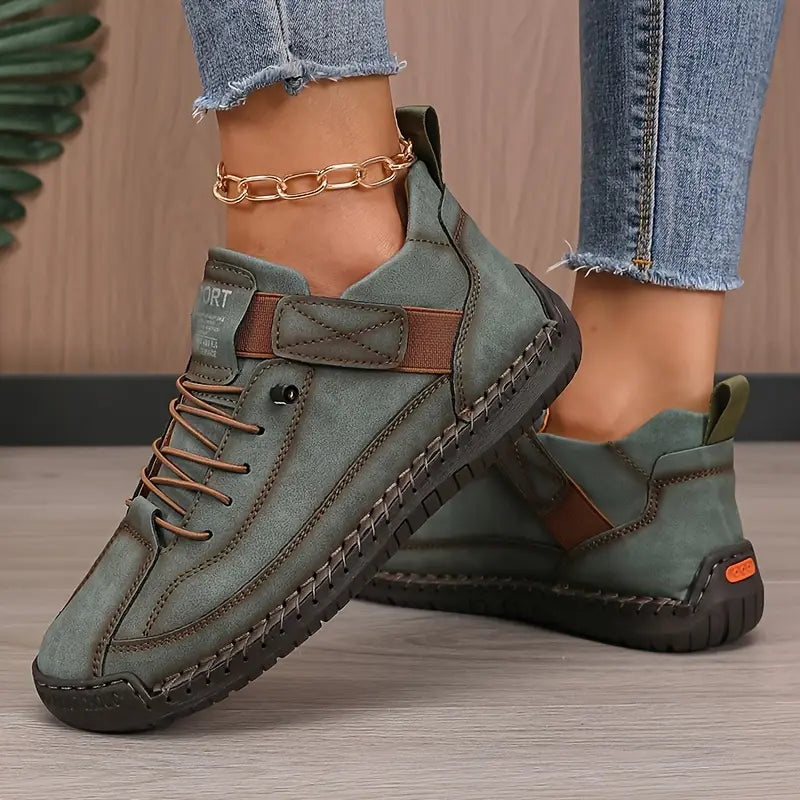 Tenisówki Damskie Ortopedyczne Sznurowane - Komfortowe i Stylowe Buty na Co Dzień 4