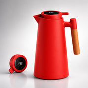 Thermoskanne | 1 Liter Mit Temperaturanzeige | Hält Kaffee & Tee Stundenlang Warm | ThermaVue 9
