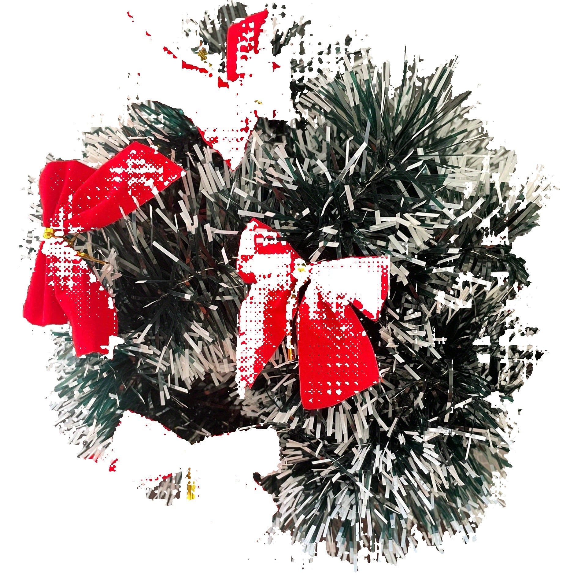 TwinkleTinsel – 2-częściowy zestaw lampek choinkowych LED do użytku wewnątrz i na zewnątrz 0