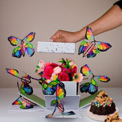 Überraschungsexplosion Geschenkbox | mit 5 Fliegenden Schmetterlingen | Party-Überraschung | Flutterbox 0