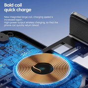 Uchwyt na telefon z bezprzewodową ładowarką samochodową 2