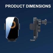 Uchwyt na telefon z bezprzewodową ładowarką samochodową 5