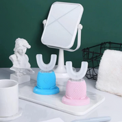 Ultradźwiękowa Szczoteczka do Zębów z Wybielaniem – 5000 Wibracji na Minutę, Ergonomiczna, Silikonowa Główka w Kształcie U 1