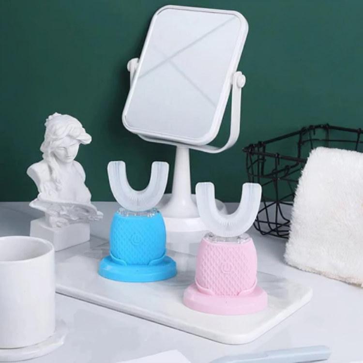 Ultradźwiękowa Szczoteczka do Zębów z Wybielaniem – 5000 Wibracji na Minutę, Ergonomiczna, Silikonowa Główka w Kształcie U 1