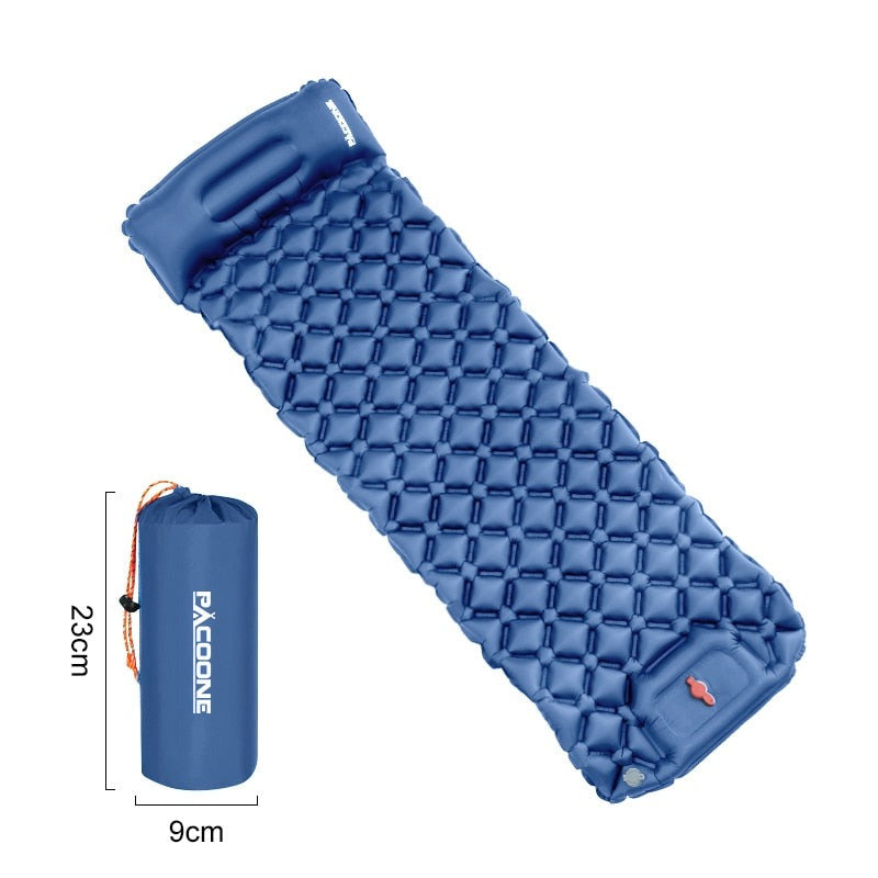 Ultralekka, wodoodporna mata do spania z wbudowaną pompką – AirRest 2