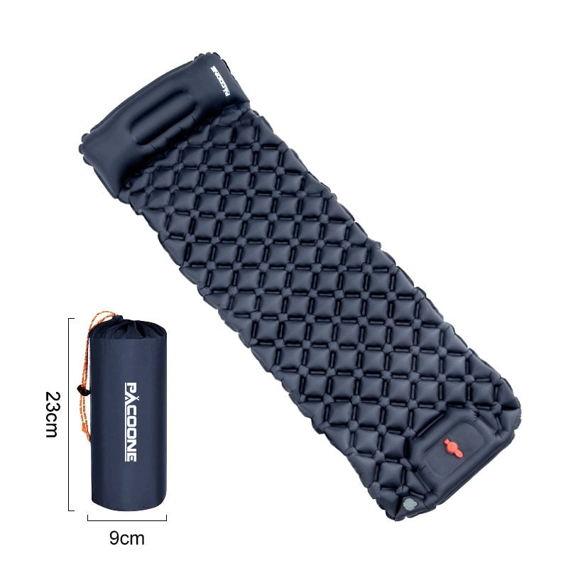 Ultralekka, wodoodporna mata do spania z wbudowaną pompką – AirRest 4