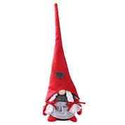 Urok krasnala | Pluszowa dekoracja świąteczna w kształcie krasnala do domu i biura 7