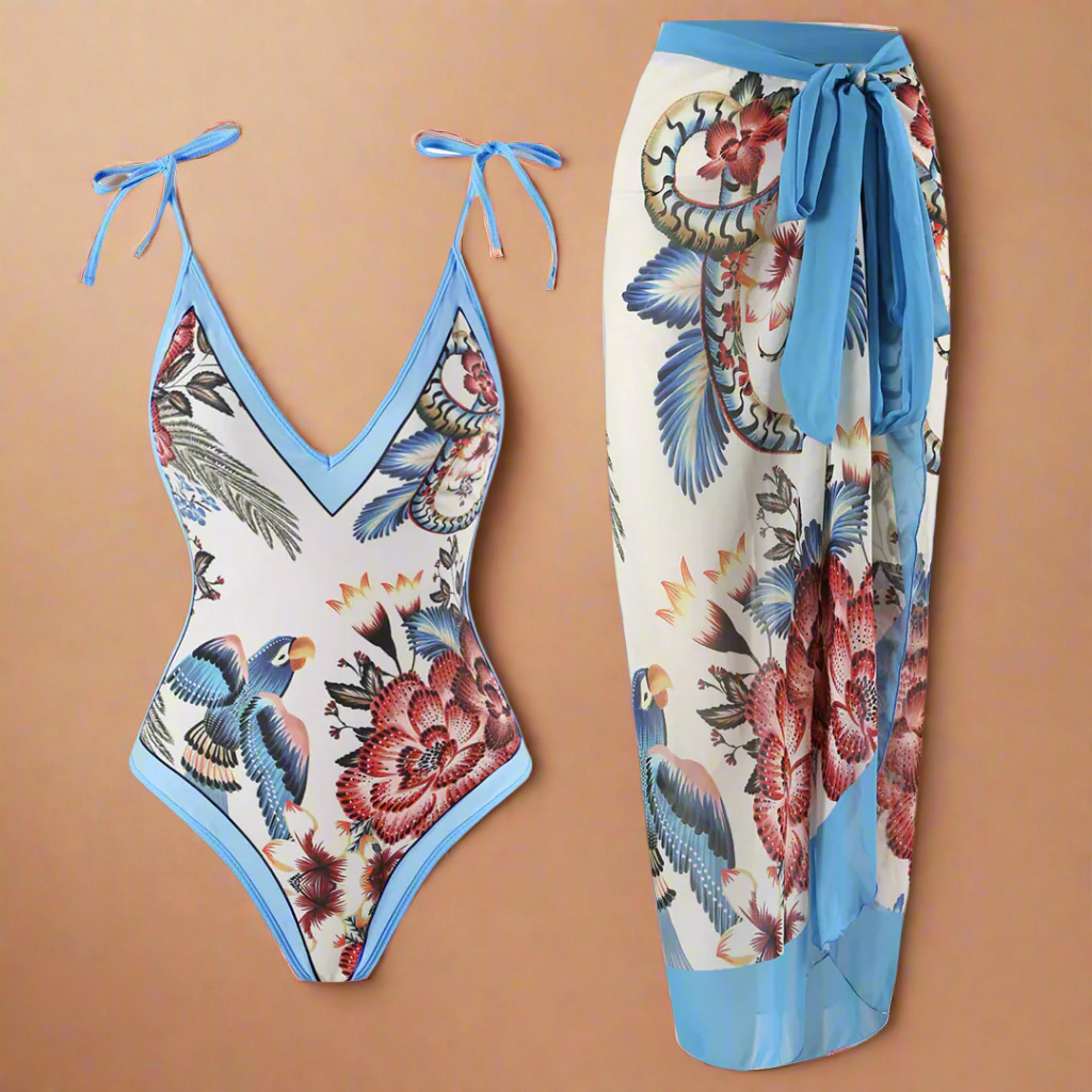Vintage Badpak met Ruffles 2
