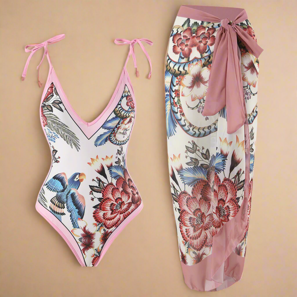 Vintage Badpak met Ruffles 3