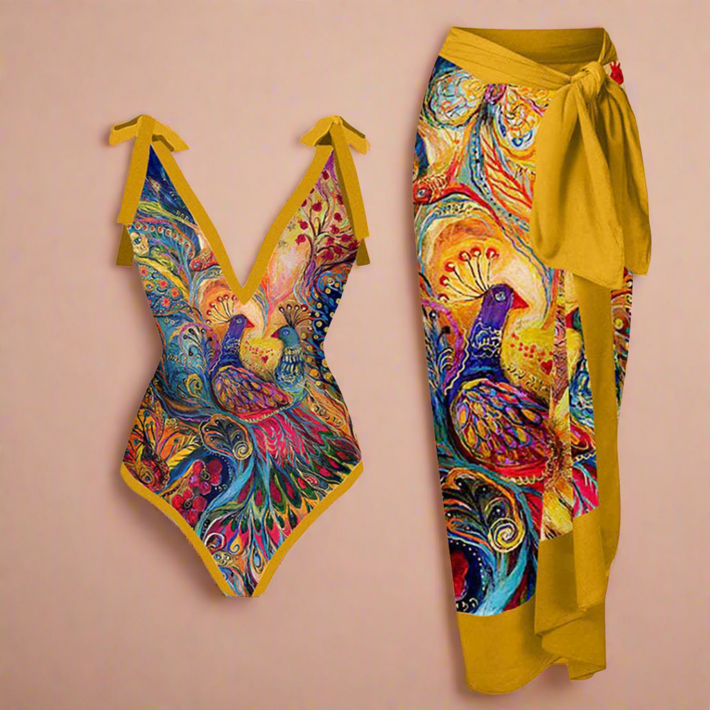 Vintage Badpak met Ruffles 4