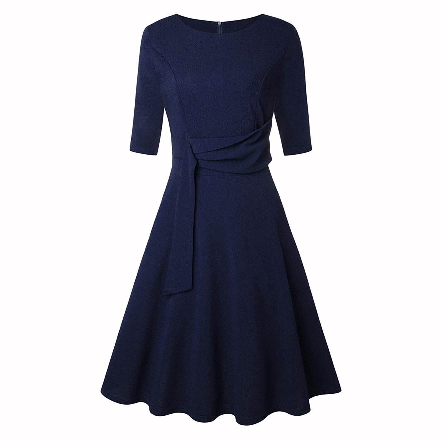 Violet | Elegancka Bluzka z Kokardą Midi