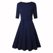 Violet | Elegancka Bluzka z Kokardą Midi