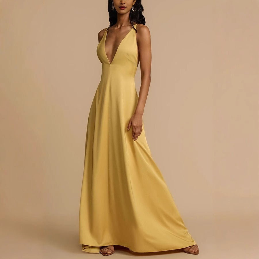 July | Elegancka Sukienka Maxi z Wycięciami