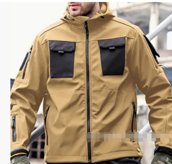 Robert | Męska Kurtka Softshell z Kapturem