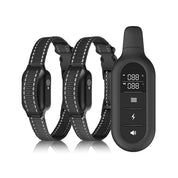 Elektryczna obroża do szkolenia psa z pilotem, wodoodporna, 16 regulowanych poziomów wstrząsów, zasięg 1000 m, tryby sygnału dźwiękowego i wibracji