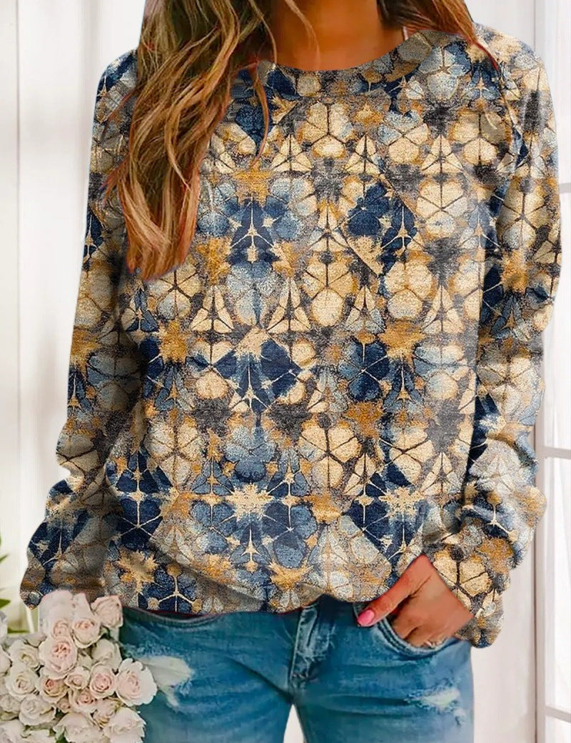 Paisley Print Pullover | Modny Sweter na Chłodniejsze Dni