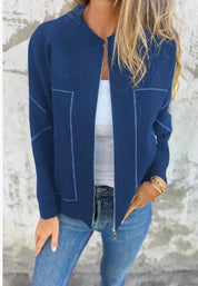 Hannah | Nowoczesna Bluzka z Zamkiem