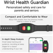 Starszy smartwatch GPS – lokalizator 4G SOS, monitorowanie stanu zdrowia i alerty alarmowe