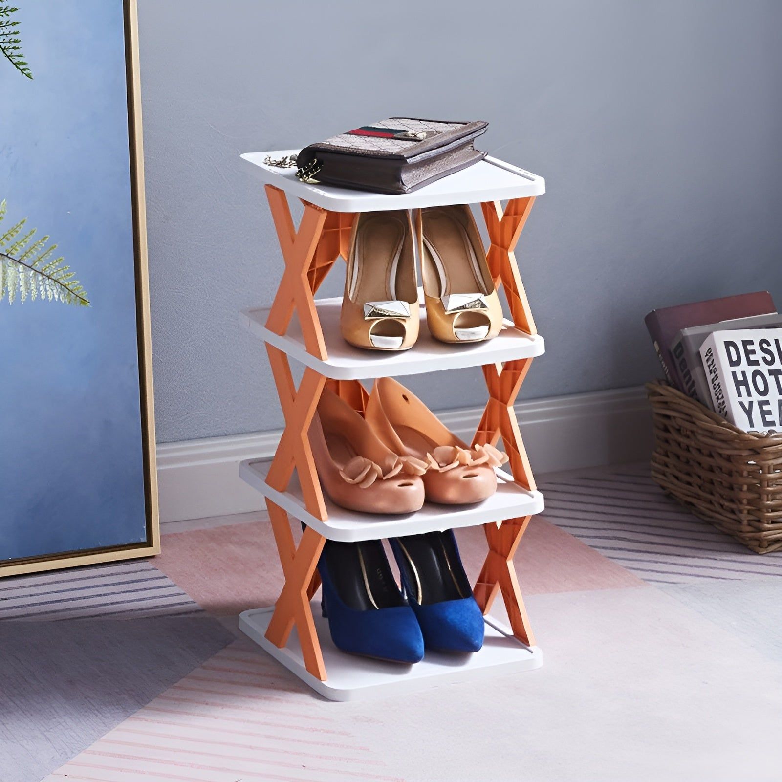 Wielofunkcyjny i składany stojak na buty - SpaceSaver 5