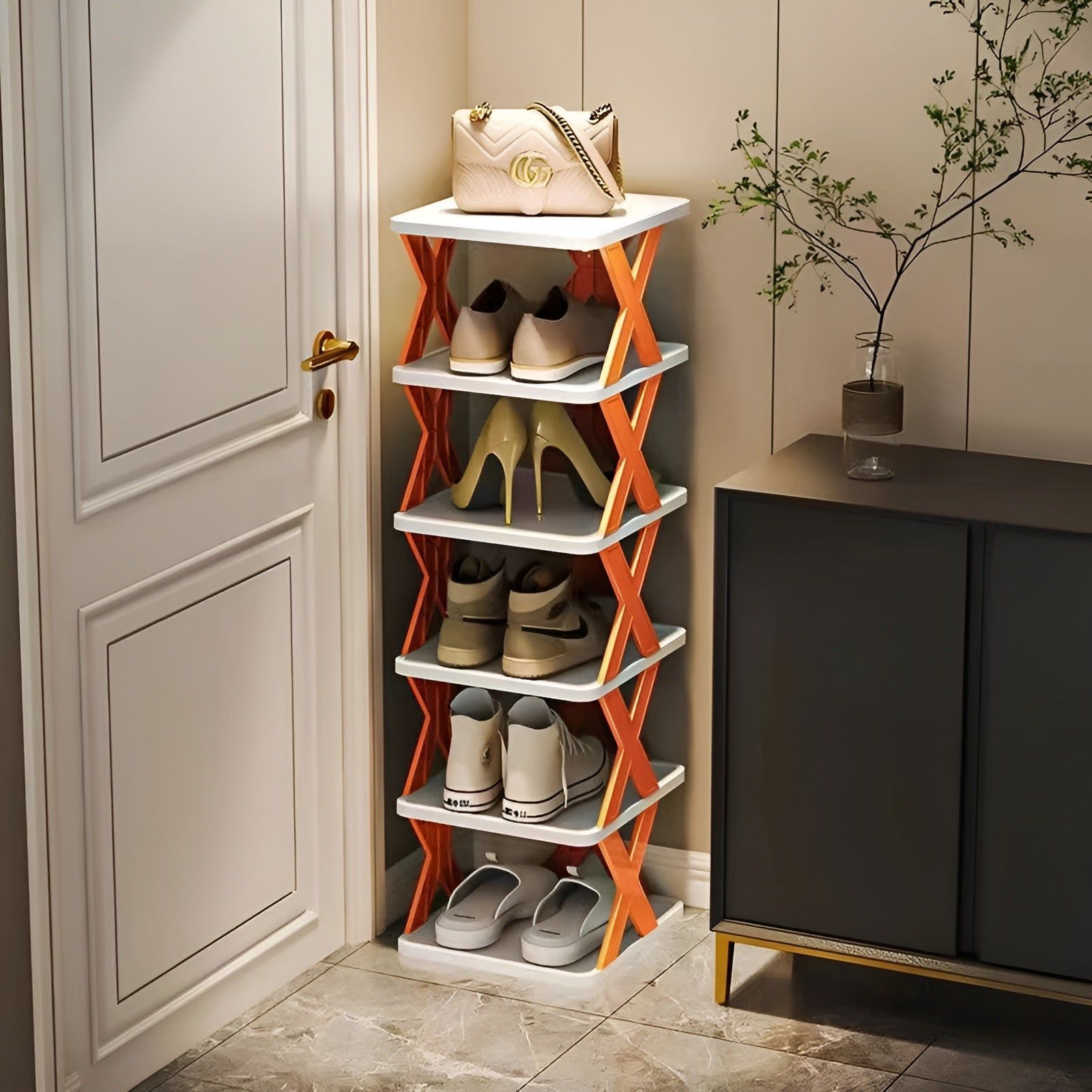 Wielofunkcyjny i składany stojak na buty - SpaceSaver 9
