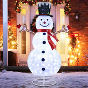 WinterGlow – podświetlana, wyskakująca dekoracja w kształcie bałwana na trawnik lub werandę 1