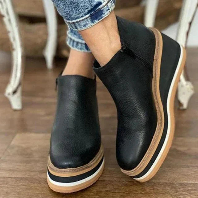 Wodoodporne buty ortopedyczne dla kobiet - elegancki styl na każdą pogodę 1