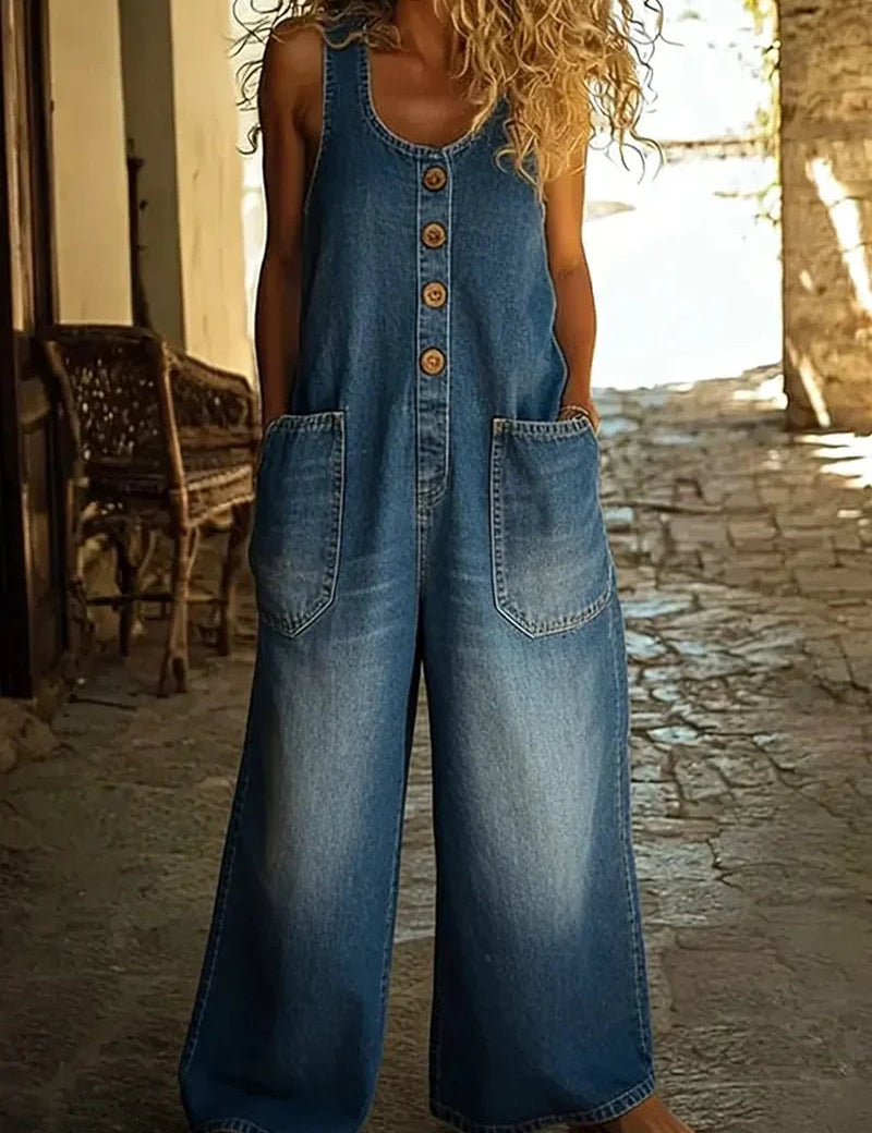 Wygodne ogrodniczki damskie w stylu vintage - idealne na co dzień 1