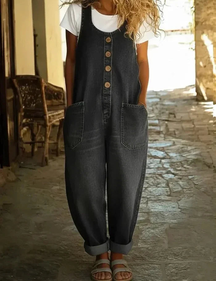 Wygodne ogrodniczki damskie w stylu vintage - idealne na co dzień 2