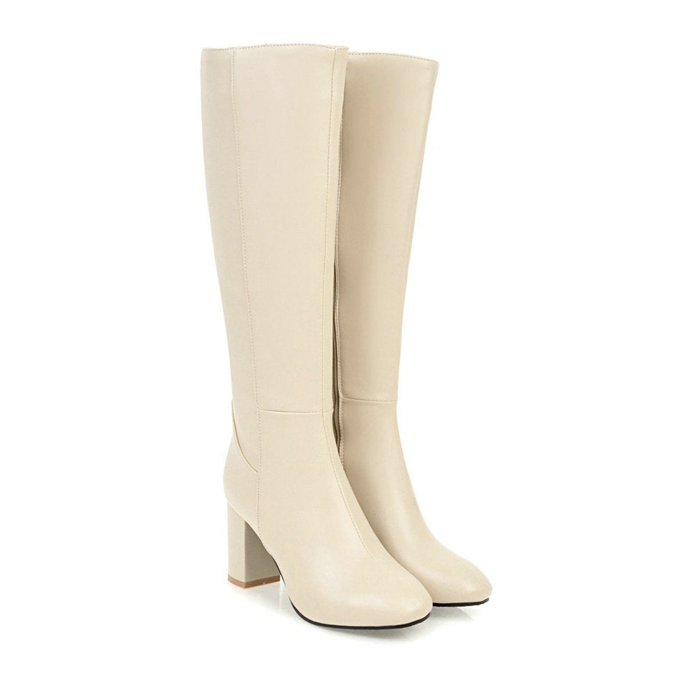 Wygodne wysokie buty damskie | Na obcasie 2