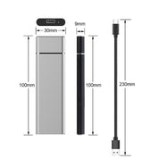 Zewnętrzny Dysk SSD 500 GB z Prędkością do 5 Gb/s, Aluminiowa Obudowa, Kompatybilny z Windows i macOS 3