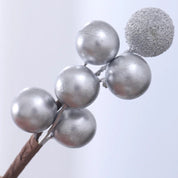 Złota Elegancja | Zestaw bukietów choinkowych do dekoracji świątecznych 6