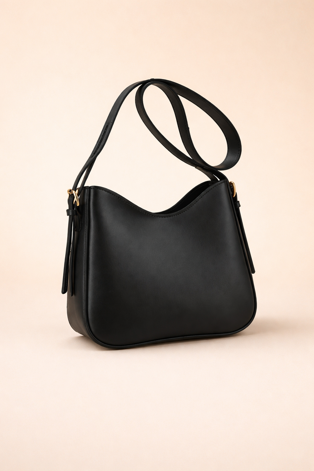 Minimalistyczna damska torebka typu crossbody z eleganckiej skóry wegańskiej