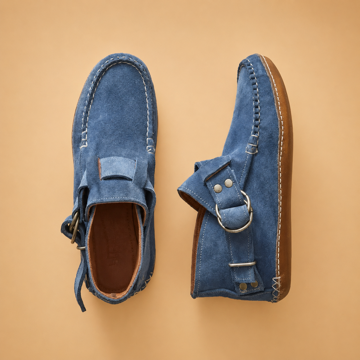 blue-suede-european-loafers-warm-sand-studio-product-shot-shopify-premium-fashion.png