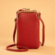 Stylowa damska torba na telefon typu crossbody z wytrzymałej skóry PU