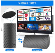 Antena cyfrowa HDTV 4K o dużym zasięgu do użytku wewnętrznego, 600 mil