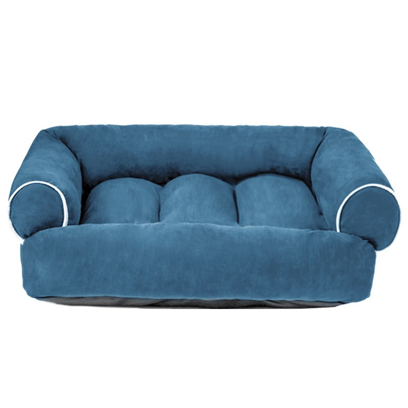 Sofa dla psa z tapicerką