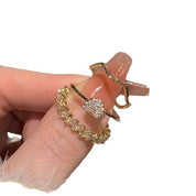 Złoty Pierścionek z Diamentem w Eleganckim Stylu – Idealny Pierścionek Zaręczynowy