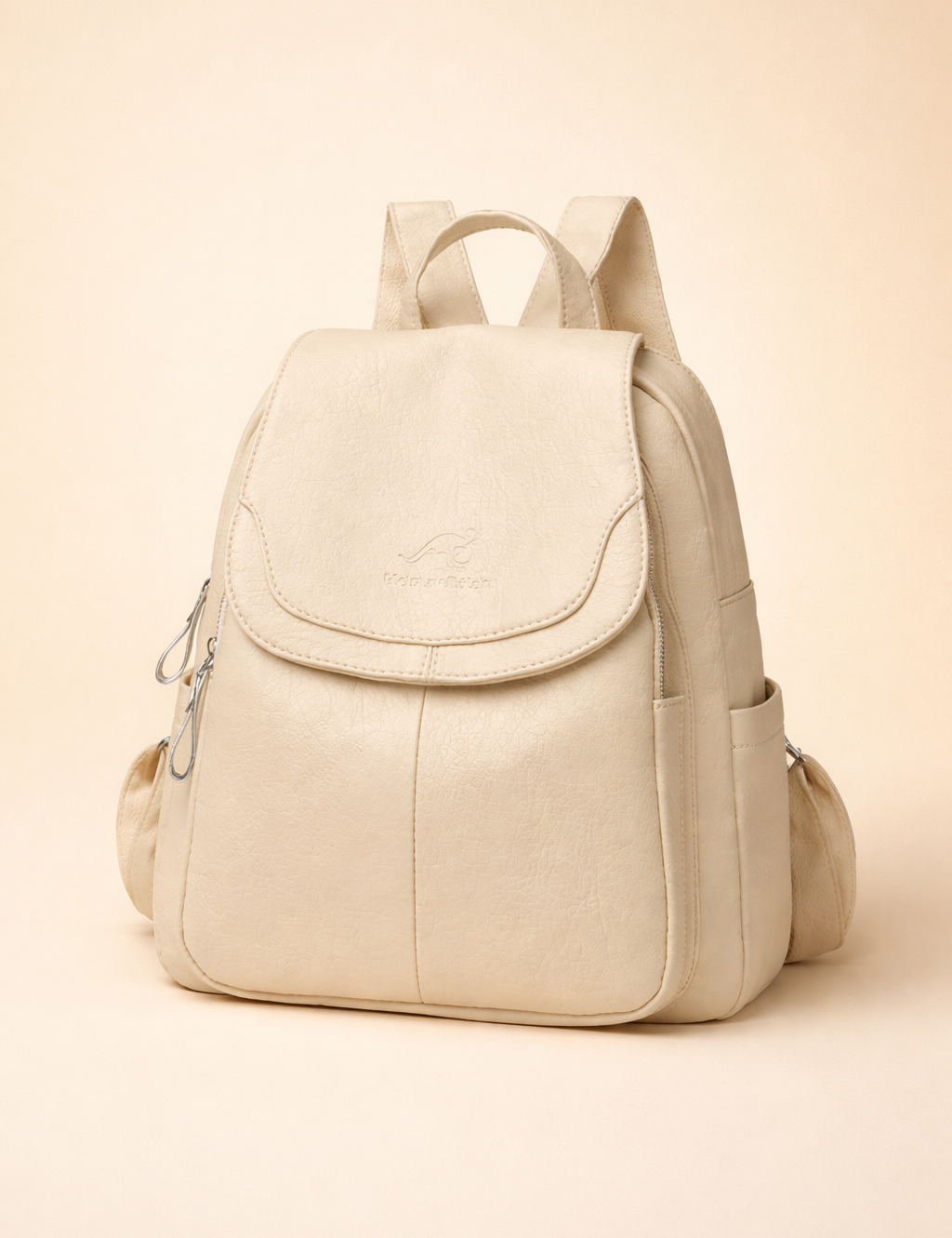 Stylowy plecak antykradzieżowy dla kobiet. Wszechstronny design. Wytrzymały materiał.