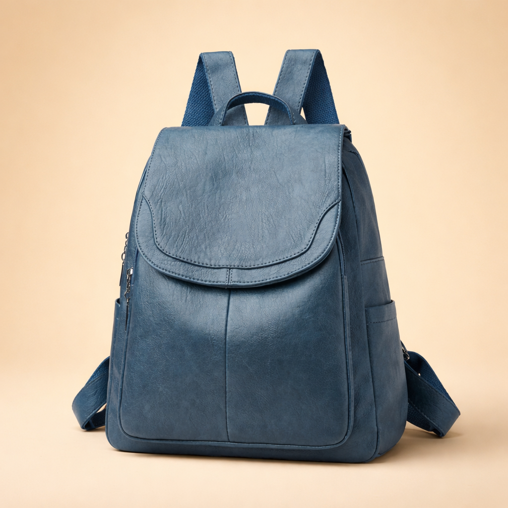 Stylowy plecak antykradzieżowy dla kobiet. Wszechstronny design. Wytrzymały materiał.