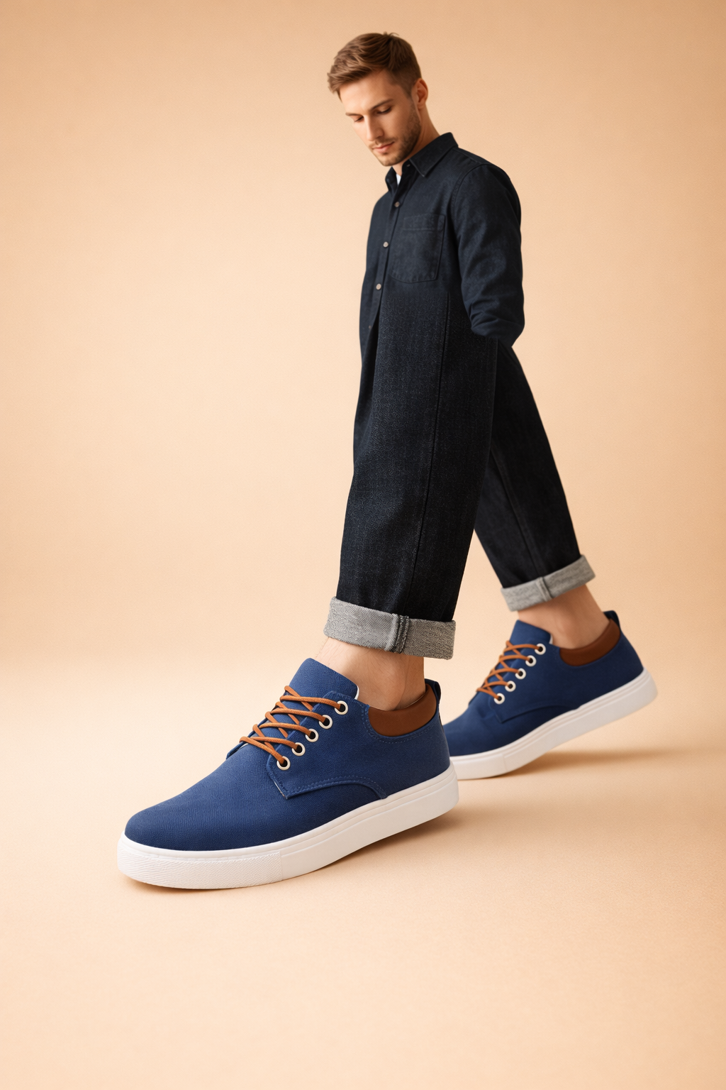 Alan | Męskie codzienne buty sznurowane