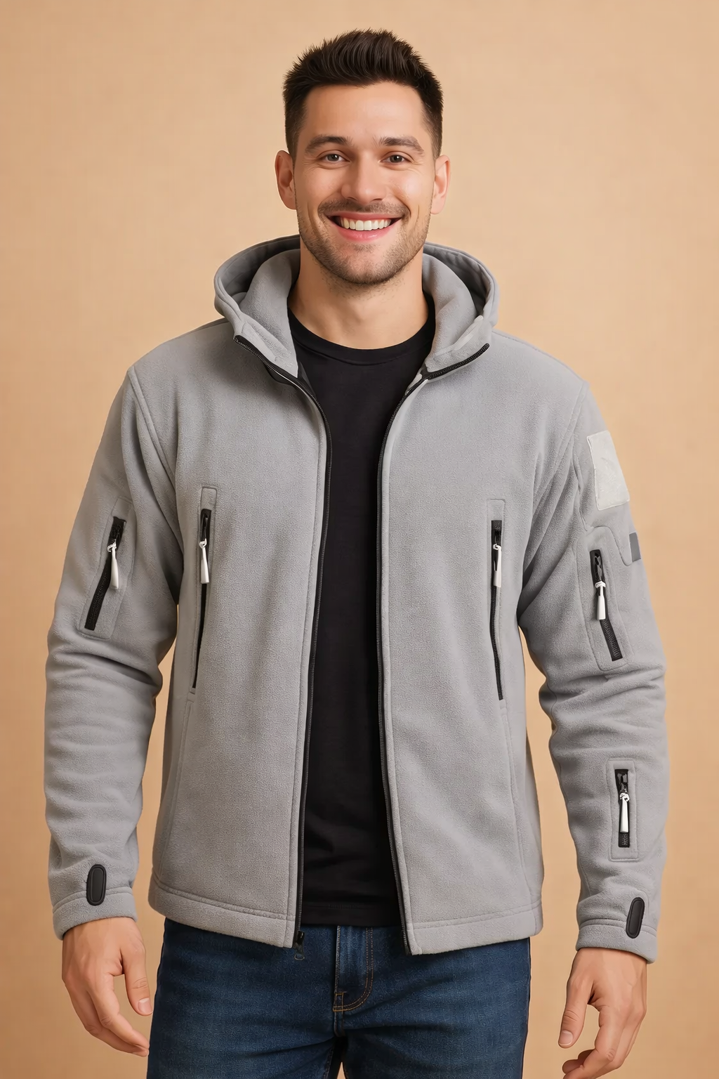 Norbert | Męska Kurtka Softshell z Kapturem