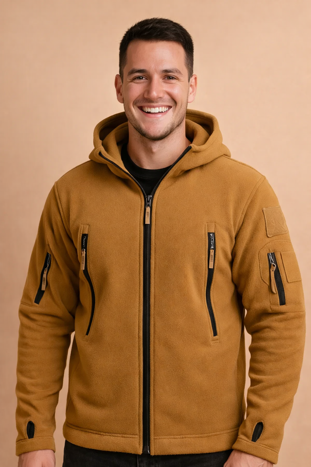 Norbert | Męska Kurtka Softshell z Kapturem