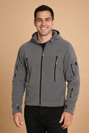 Norbert | Męska Kurtka Softshell z Kapturem