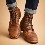 Sylwan | Męskie sznurowane buty w stylu heritage do codziennego noszenia